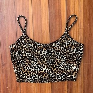 Cheetah Crop Tank